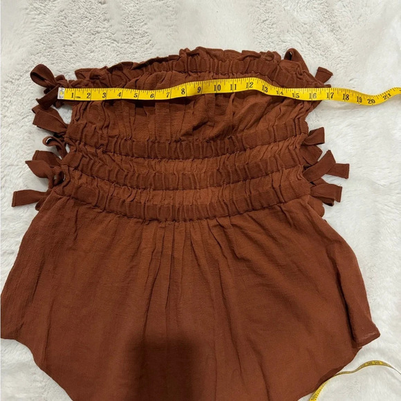 FREE PEOPLE Jen's Pirate Booty Women
Fleetwood Tunic Brown Boho
Side Tie Top S - Picture 6 of 6